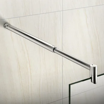 Produktbild von 700-1200mm(eckig & einstellbar) Haltestange für Duschwand Stabilisator für Glasstärke 8/10mm