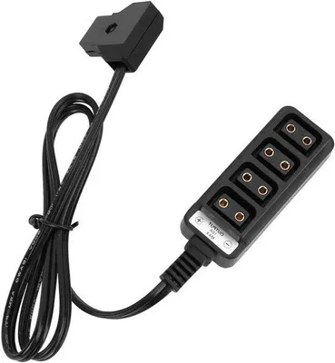 Obrázok produktu pre Kábel s adaptérom D-Tap, 4-pinový, samica na samca, navinutý