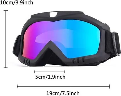 Obrázek produktu pro Zimní brýle, ochrana před UV zářením, proti zamlžování, pro outdoorové aktivity jako lyžování, jízda na kole, snowboarding, turistika, unisex.