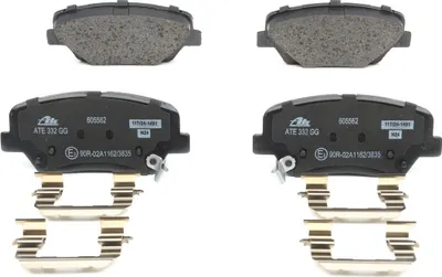 Produktbild von ATE Bremsbeläge Satz Vorne für KIA SORENTO III 13.0460-5562.2