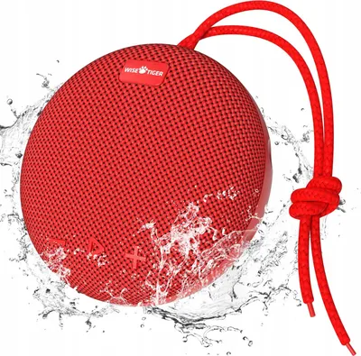 Image de Enceinte portable mobile avec Bluetooth 5.0 WiseTiger C200 IPX7 rouge
