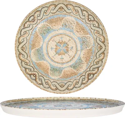 Image de Assiette plate Rinart - Celest - Porcelaine - 26 cm