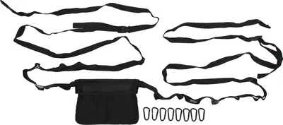 Obrázok produktu pre Outdoorový stan, kemping, šnúra na bielizeň, vodotesný, prenosný, s 8 karabínami na rybárčenie, cestovanie, turistiku, pikniky