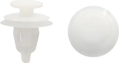 Produktbild von 40pcs 8mm Loch Weiß Kunststoff Push In Nieten Innenverkleidung Auto Tür Clips DE de
