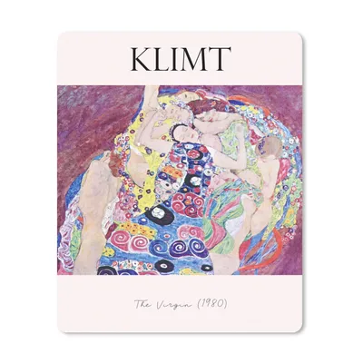 Produktbild von MuchoWow® Mauspad Mousepad Gemälde - Gustav Klimt - Die Jungfrau (1980) 30x40 cm - Mousepads - Maus Mat - Pad - Mausunterlage - Mausmatten