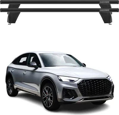 Image de Menabo Barres de toit transversales pour Audi Q5 Sportback 2021-2024 Noir Alu