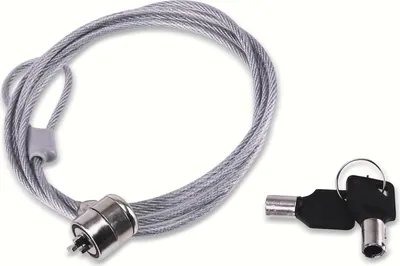 Obrázek produktu pro Ewent EW1242, 1,5 m, Klíč, Kov, Ocel, Černá, Nerezová ocel
