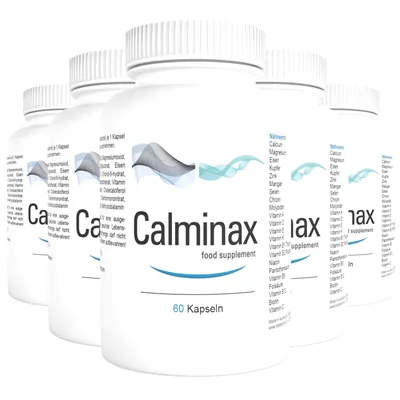 Produktbild von Calminax - 300 Kapseln (5x 60 Kapseln), 5er Pack