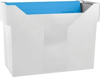 Immagine prodotto di Scatola per cartelle sospese Donau incl. 5 cartelle - plastica, grigio
