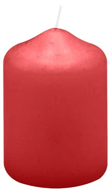 Produktbild von Spitzkopf Stumpen Kerzen Rot 7 x Ø 5 cm, 12 Stück