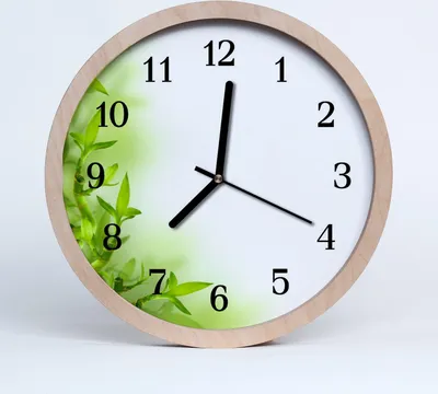 Produktbild von Holzuhr 20fi cm wanduhr - Natur