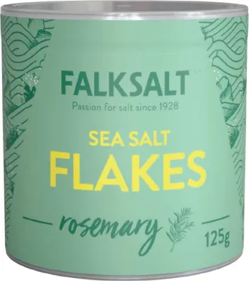 Obrázek produktu pro Mořská vločková sůl rozmarýnová 125g Falksalt