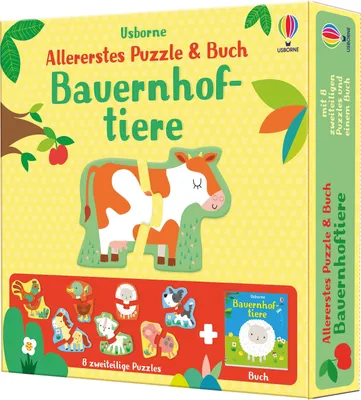 Produktbild von Allererstes Puzzle & Buch: Bauernhoftiere