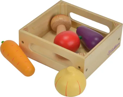 Produktbild von Eichhorn Holzspielzeug Gemüse in Holzkiste