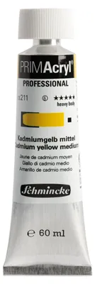 Produktbild von Kadmiumgelb mittel 60ml - PRIMAcryl Acrylfarbe Schmincke 13 211 011
