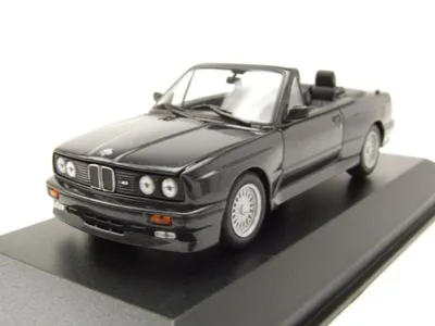 Produktbild von Maxichamps 940020334 BMW M3 E30 Cabrio 1988 schwarz metallic 1:43