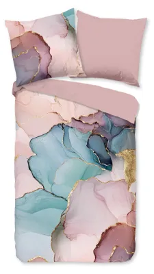 Produktbild von Good Morning Bettbezug Good Morning 200x200 + 2* 80x80 cm Bettwäsche 200x200 + 2 x 80x80 cm 2 teilig  Marley 33451.70.13 Rosa