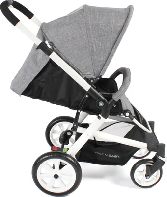 Produktbild von CHIC Kinderwagen Sportwagen Boomer grau - mit 5-Punkt-Sicherheitsgurt
