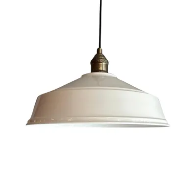 Produktbild von Pendelleuchte Asletl Ø35 cm, Industrial Weiß-Weiß Metall Hängelampe