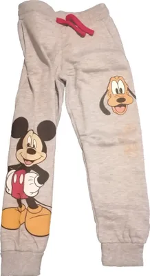 Produktbild von Mickey Mouse & Pluto Freizeithose für Kinder | Graue Jogginghose | Disney Style, 92