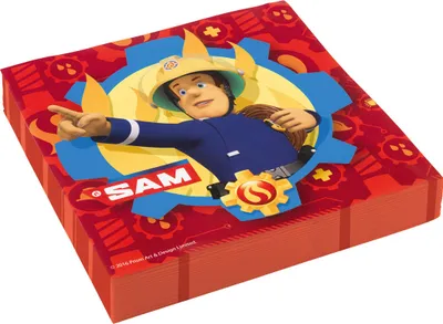 Zdjęcie produktu dla 20 serwetek Strażak Sam