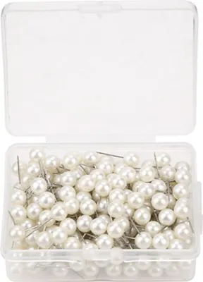 Produktbild von Kunststoff runde Pinnadeln - dekorative Nadeln - 200 Stück