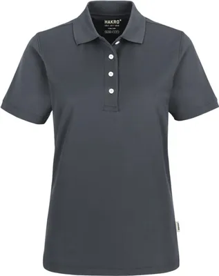 Produktbild von HAKRO Poloshirt Coolmax (Polyesterfasern) #206 Damen Gr. 3XL anthrazit