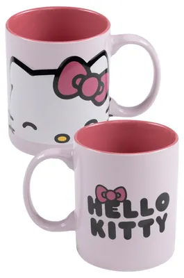 Produktbild von Hello Kitty 3D Tasse - Kaffeetasse Becher Kaffeebecher aus Keramik Rosa/Pink 320 ml