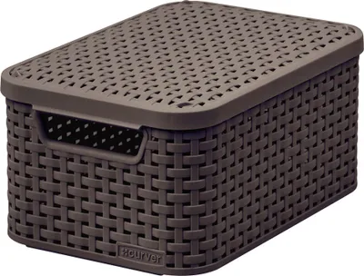 Produktbild von úložný box RATTAN 40x29x19cm (M) s vekom, STYLE2, PH HN
