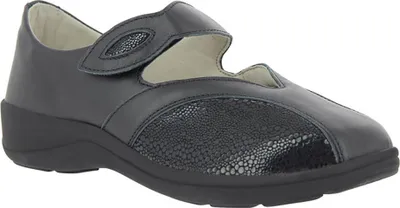 Produktbild von Halbsandalen für Damen Varomed Stretch-/Leder Sienna Schwarz (Größe 3,5 (36)