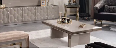 Produktbild von Wohnzimmer Design Tische Möbel Tisch Luxus Beistelltisch Holz Modern Couchtisch
