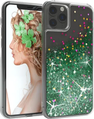 Produktbild von EAZY CASE - Glitzer Hülle kompatibel mit Apple iPhone 11 Pro Glitzer Schutzhülle, Soft Case, Backcover Transparent mit Motiv