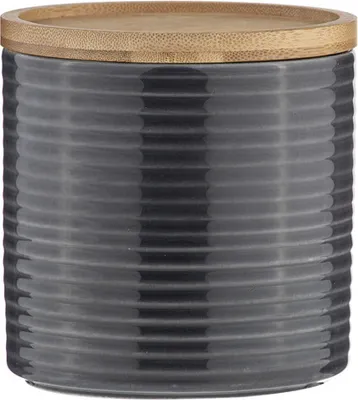 Produktbild von ladelle STAX Vorratsdose Anthrazit 12 cm