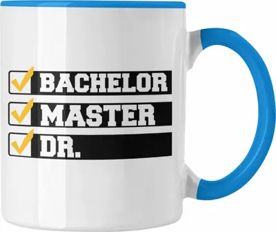 Produktbild von Trendation - Doktortitel Bestanden Tasse Geschenk (Blau)