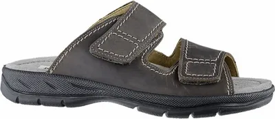 Produktbild von Jomos Herren Leder Pantoletten capucino, Jomos Aircomfort Leder Fußbett, Lederfutter
