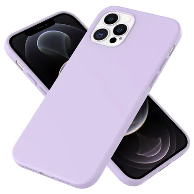 Produktbild von NALIA Weiche Silikon Handy Hülle für iPhone 12 Pro Max, Schutz Cover Soft Case Lila
