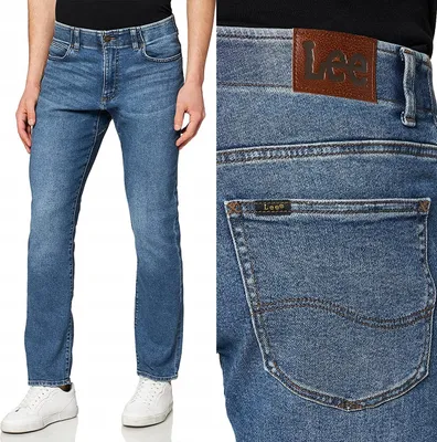 Zdjęcie produktu dla Lee Extreme Motion Straight Jeans Niebieski 33 / 34 Mężczyźni Niebieski 33