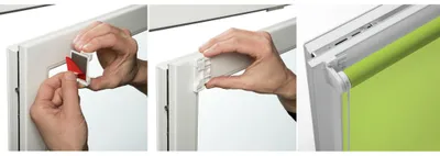 Productafbeelding van Gardinia EASYFIX rolgordijn, uni, met appelstructuur, voor ramen, 60 cm x 150 cm