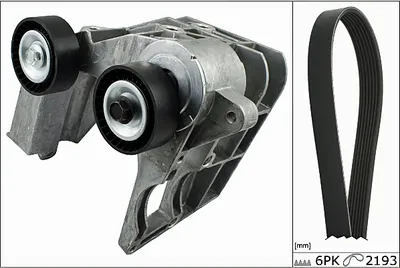 Produktbild von INA 529 0067 10 Keilrippenriemensatz für FORD Fiesta Mk5 Schrägheck (JH1, JD1, JH3, JD3)