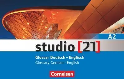 Produktbild von studio [21] - Grundstufe A2: Gesamtband. Glossar Deutsch-Englisch