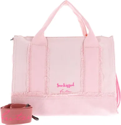 Zdjęcie produktu dla Fritzi aus Preußen Handbag Shoulder Bag Tote Bag Limited Washed Denim Shopper Washed Rose różowy