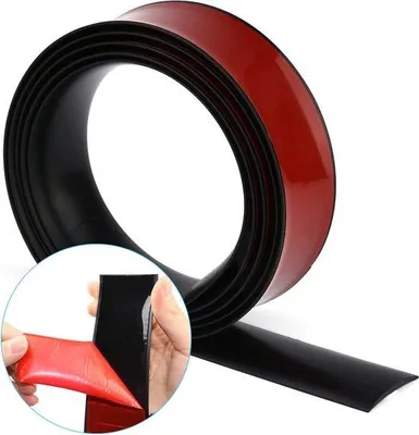 Obrázok produktu pre Čierna PVC prechodová páska, 5 m, vodotesná, samolepiaca