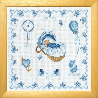 Immagine prodotto di Kit per punto croce "Matthias", schema a punto croce, 22x22 cm, codice prodotto 92-9146