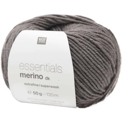 Produktbild von Rico Design | Essentials Merino dk | 50g 120m grau