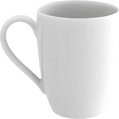 Zdjęcie produktu dla Ceramiczne kubki do kawy z uchwytem w kształcie ucha - białe