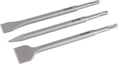 Produktbild von Einsteckwerkzeug-Set SDS-plus 3-teilig in Kunststoffbox Lnge 250 mm
