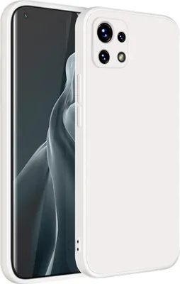 Produktbild von Xiaomi Mi 11 Hülle, LaimTop Slim Liquid Silikon Gel Gummi Schutzhülle für Xiaomi Mi 11 Weiß