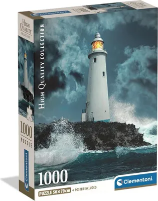 Obrázek produktu pro CLE puzzle 1000 Kompaktní LightouseInTheStorm 39991