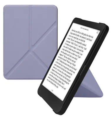 Produktbild von kwmobile Schutzhülle für Tolino Shine 3 Hülle - Kunstleder Case - eReader Klapphülle mit Auto Sleep Funktion - Cover mit Ständer - Lavendel