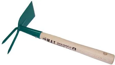 Image de houe 2 dents avec manche 27cm PROFI Produit tchèque